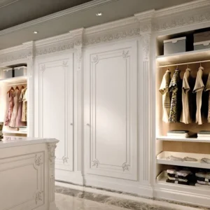 Dressing En Bois Avec Éclairage Intégré Sur Mesure