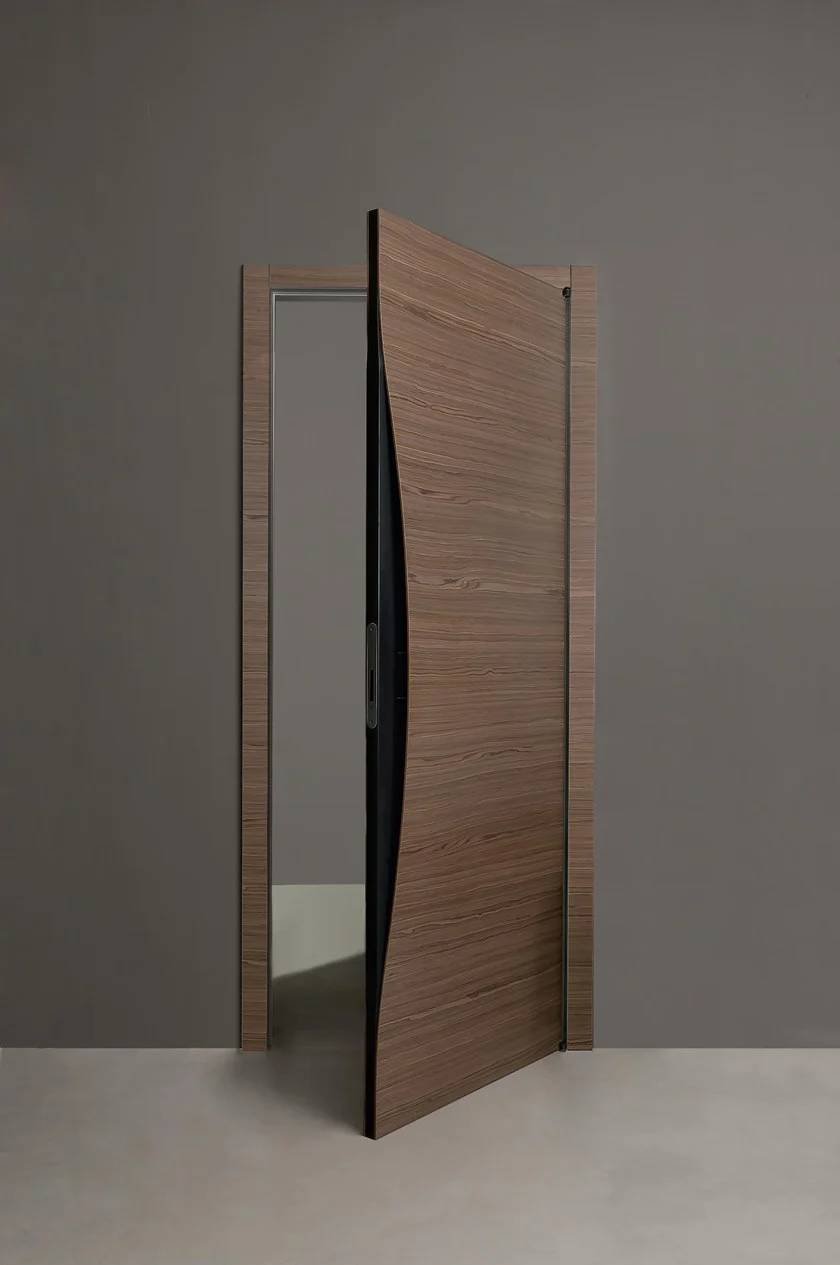 Porte Poussante En Noyer