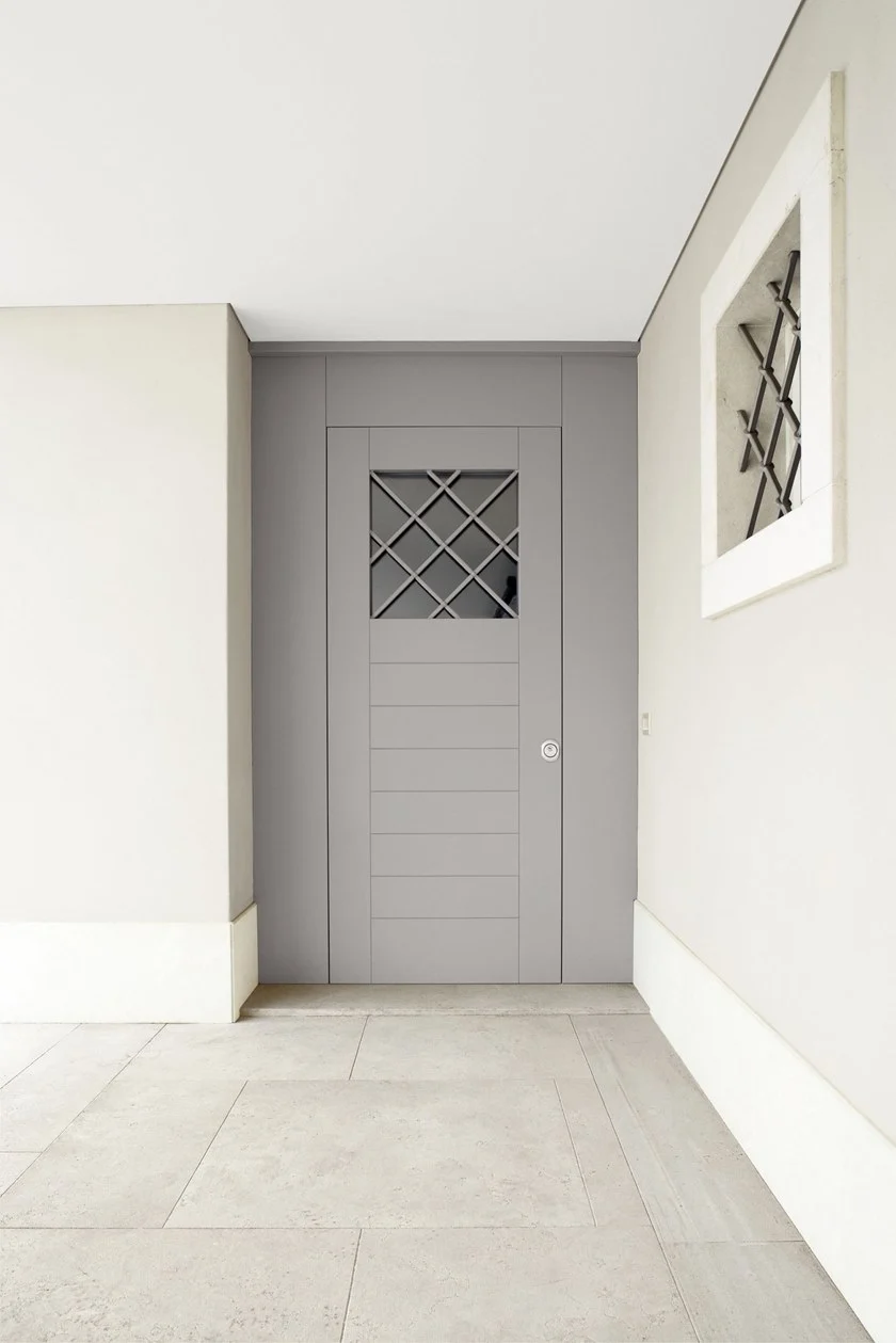 Porte De Sécurité Vitrée En Bois – Image 14
