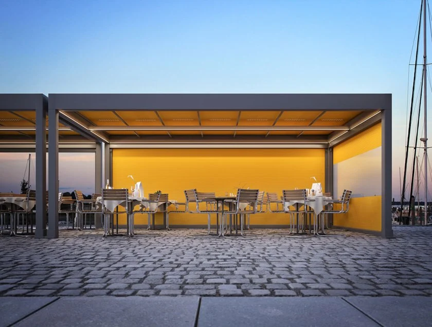 Pergola Indépendante Avec Couverture Coulissante – Image 8
