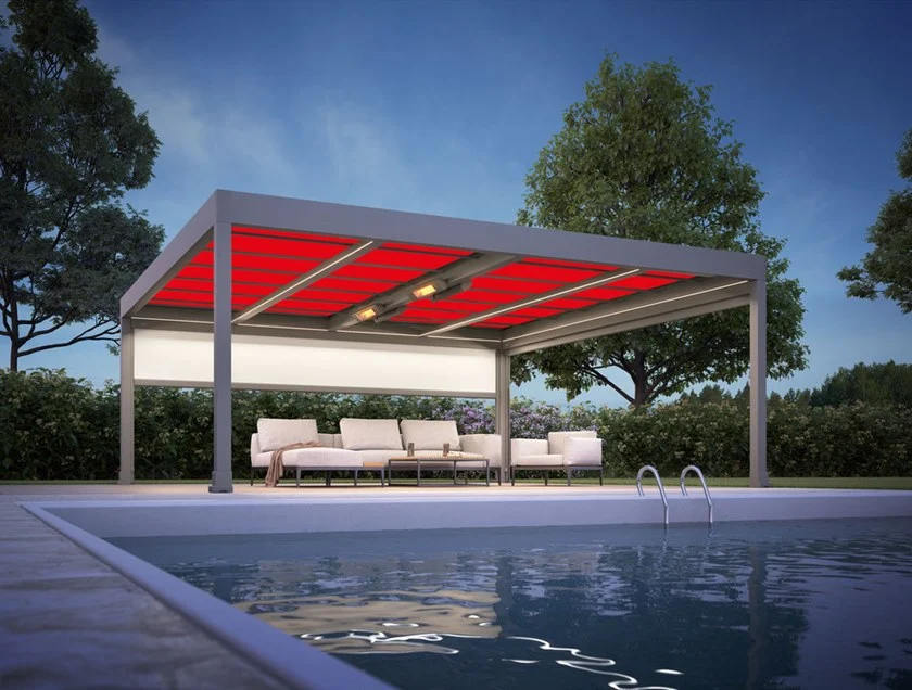 Pergola Indépendante Avec Couverture Coulissante – Image 11