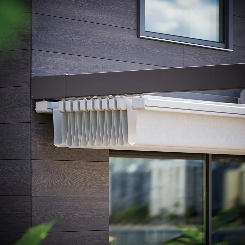 Pergola Murale En Aluminium Avec Couverture Coulissante – Image 5