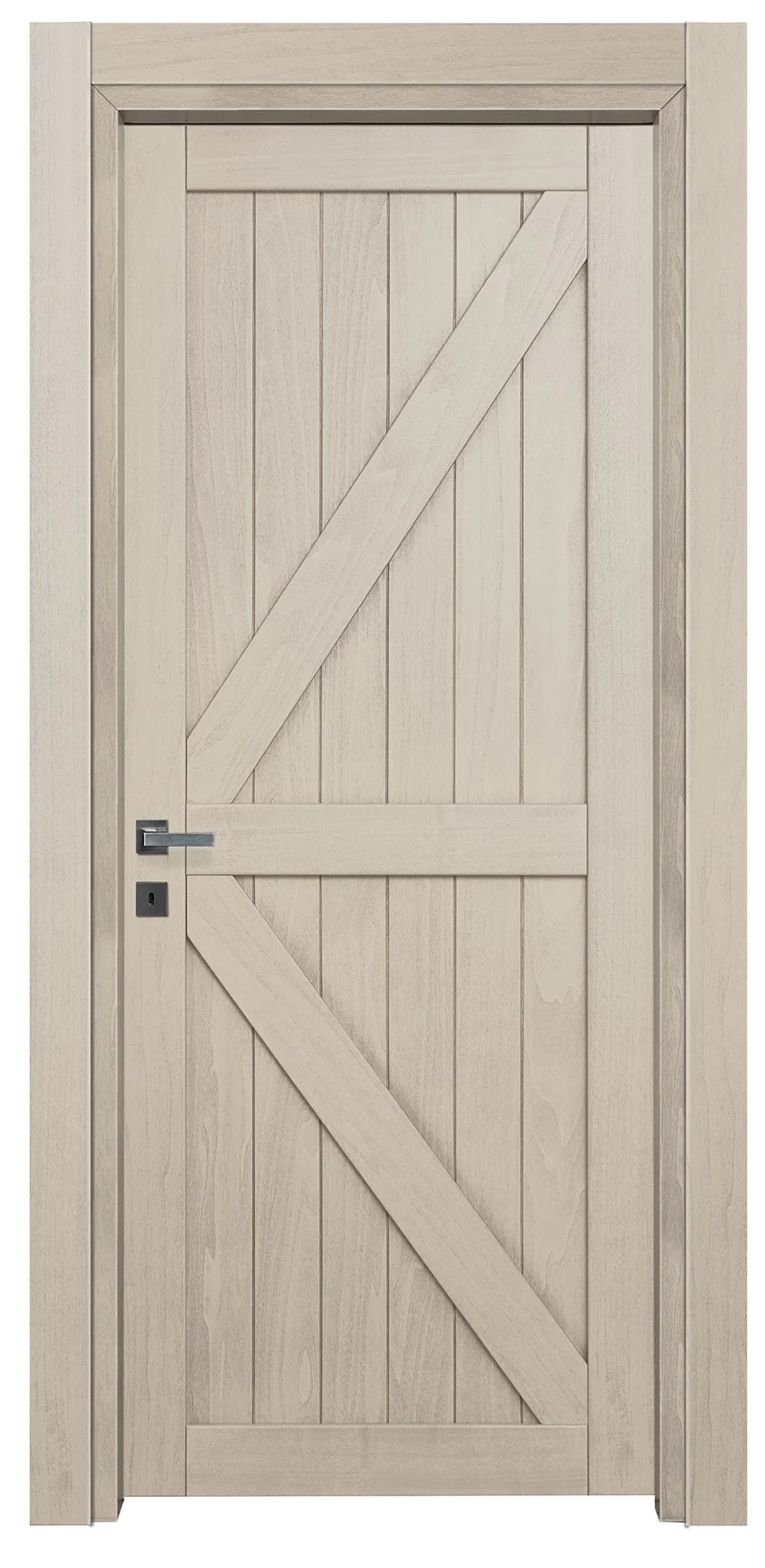 Porte Poussante En Bois Massif Quadra – Image 3
