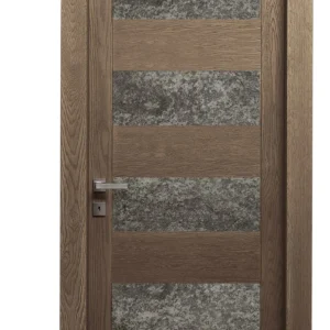 Porte Poussante En Bois Massif Stone