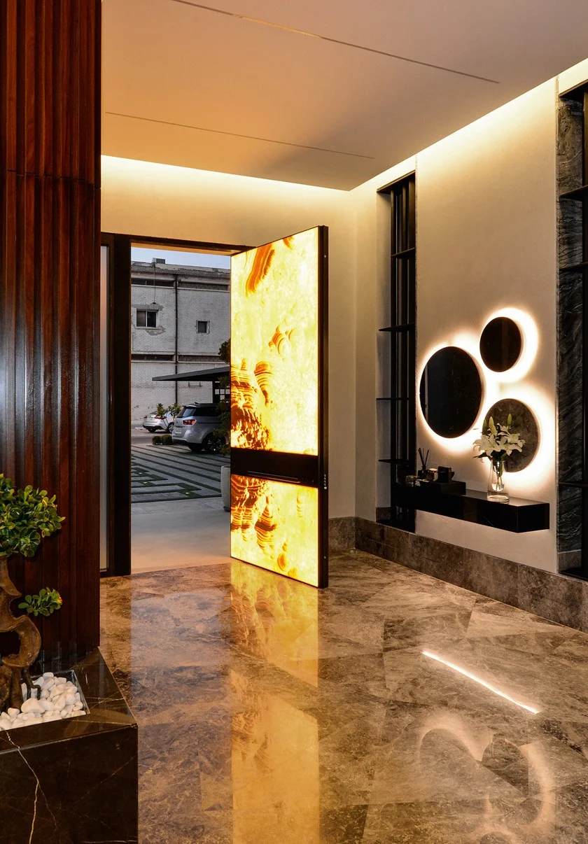 Porte De Sécurité Pivot Backlit Onyx – Image 2