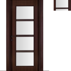 Porte Composite Brer103p Dark Walnut